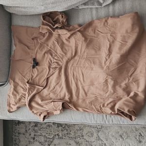 Forever 21 brown dress with side slit